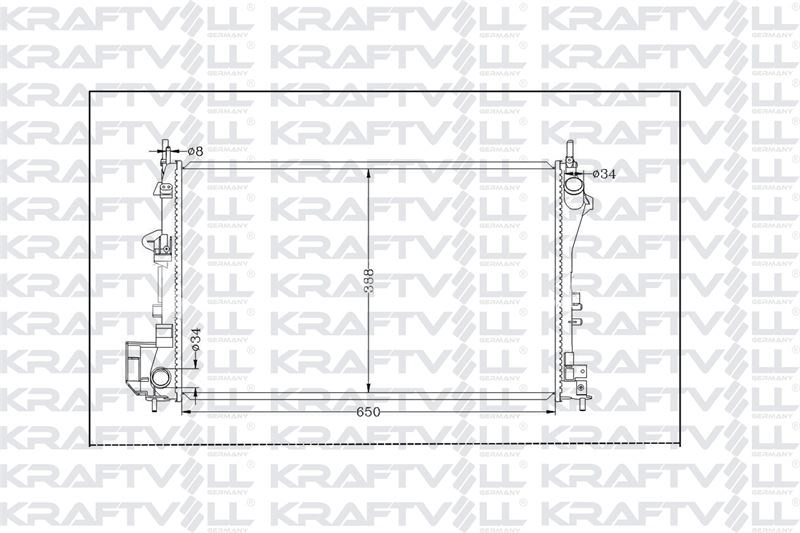 MOTOR SU RADYATORU BRAZING VECTRA C SIGNUM Z16XE Z18XE