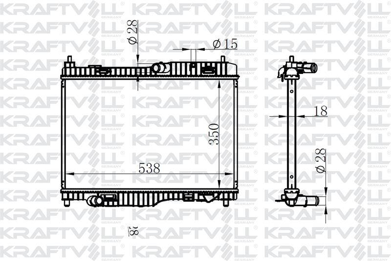 MOTOR SU RADYATORU FIESTA 1,4TDCI / 1,6TDCI / 1,5TDCI 08 /> B MAX 1,5TDCI 1,6TDCI 12 /> TRANSIT COURIER 1,5TDCI 1,6TDCI 14 /> (350x558x18) 