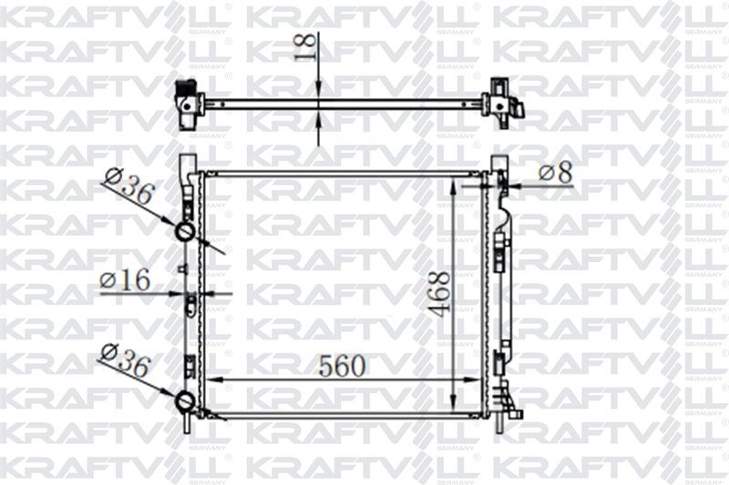 MOTOR SU RADYATORU KANGOO III 1,5DCI / 1,6 08> , CITAN 415 12>