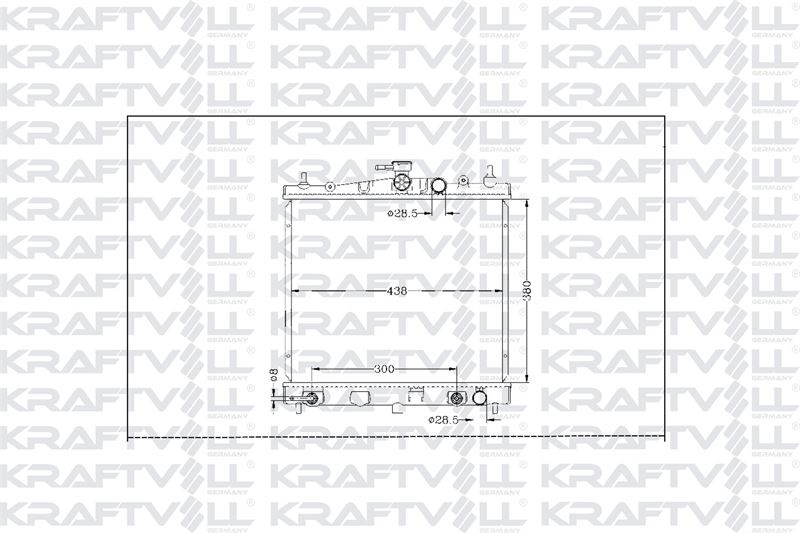 MOTOR SU RADYATORU NISSAN MICRA K12 CASE 2003 2010 OTOMATIK VITES (350X383X16)
