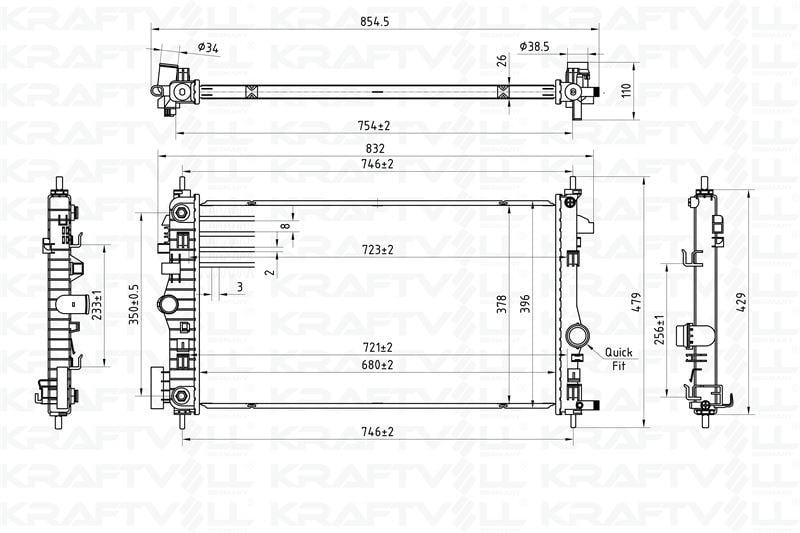 MOTOR SU RADYATORU (OTOMATIK) INSIGNIA A20DTH A20DTR