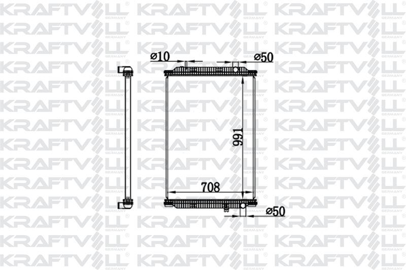 MOTOR SU RADYATORU RENAULT PREMIUM DXI 430/450/460 LANDER 430/460 > (991*708*48) BRAZING (MT) (CERCE
