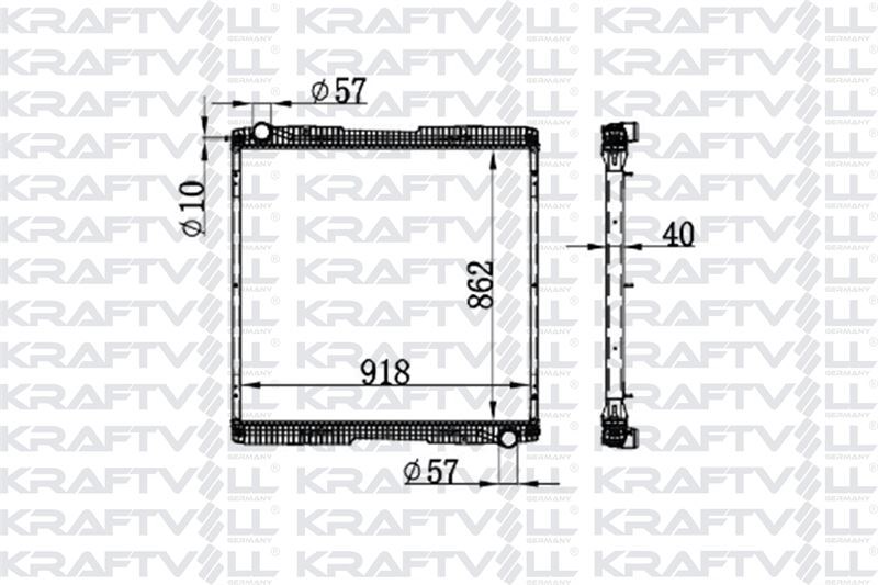 MOTOR SU RADYATORU SCANIA P G R T SERISI 04> CERCEVESIZ (AT/MT)