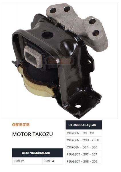 MOTOR TAKOZU 207-208-2008-C3 I-II-DS4