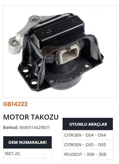 MOTOR TAKOZU 308-C4-DS4-DS5