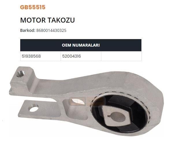 MOTOR TAKOZU 500X-RENEGADE 1.4-1-6 MJT-2.0 MJT