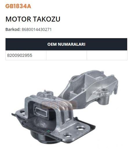 MOTOR TAKOZU MEGANE II-SCENIC II 1.5 DCI