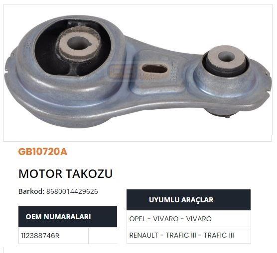 MOTOR TAKOZU TRAFIC III-VIVARO B