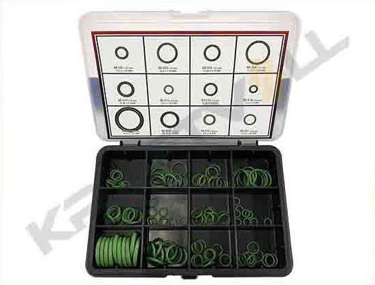 O-RING HNBR YESIL SET - STANDART 12 CESIT 120 ADET