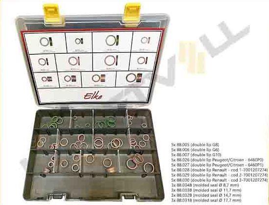 O-RING SPESYAL SET  12 FARKLI IKILI O-RING / 52 ADET