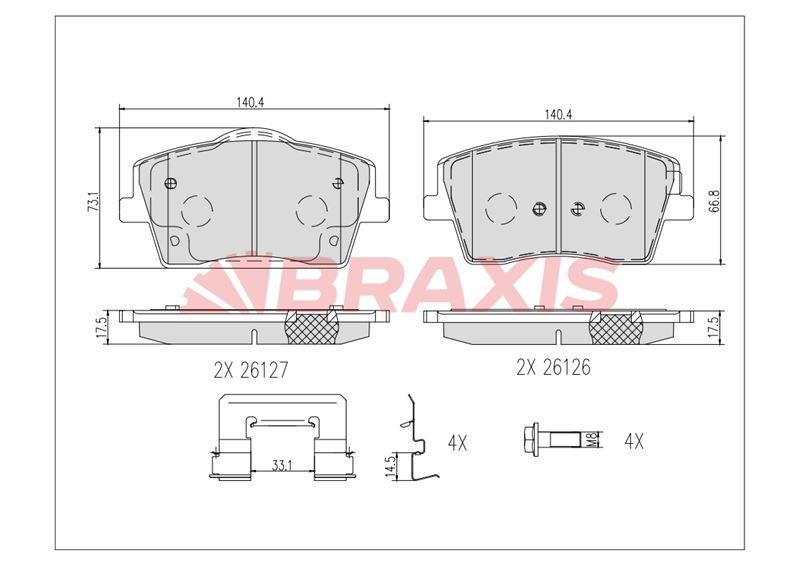 ON FREN BALATASI  VOLVO XC40 17 >