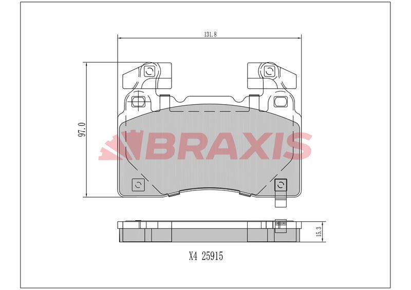 ON FREN BALATASI 18'' OPEL INSIGNIA B 17>