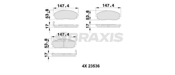 ON FREN BALATASI HYUNDAI STAREX 2.5 97-02