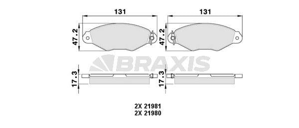 ON FREN BALATASI KANGOO 1.9D KANGOO 1.5DCI XSARA 1.4 1.5 P206