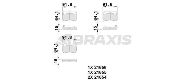 ON FREN BALATASI MAZDA 323 B6 90 96 KIA RIO 00 02