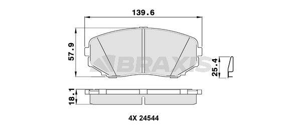 ON FREN BALATASI MAZDA CX 7-CX 9 2007-2014