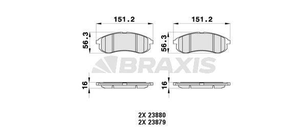 ON FREN BALATASI MITSUBISHI L200 2.5 TD 4X4 01-06