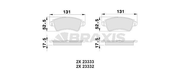 ON FREN BALATASI P206 GTI EW10J4 (2.0 16V) TU5JP4 (1.6 16V) P306 XSARA 1.6 8V 1.9 (CELIK SEGMANLI)