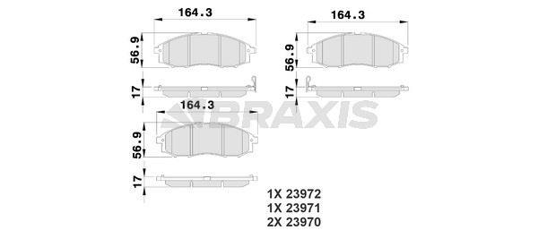 ON FREN BALATASI PICK UP D22 SKYSTAR 02>05 YD25 NAVARA 05>08 PATFINDER 97>04