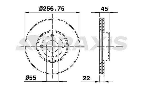 ON FREN DISK AYNASI HAVALI MAZDA 323 LANTIS 95>98 FAMILAI 95>98 1.5 1.8 16V MX3 1.6 16V 1.9 24V