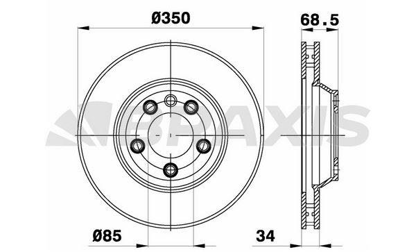 ON FREN DISK AYNASI SOL HAVALI AUDI Q7 PORSCHE CAYENNE PANAMERA TOUAREG 02>