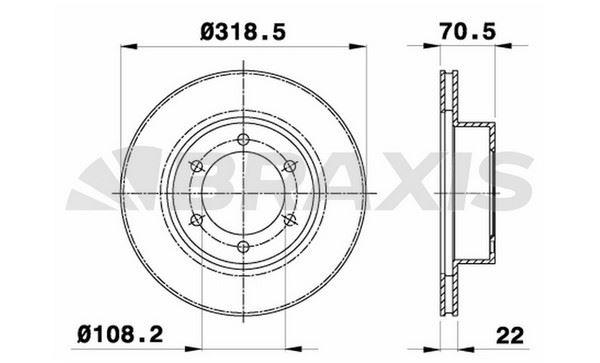 ON FREN DISK AYNASI TOYOTA 4 RUNNER LAND CRUISER