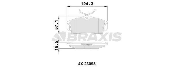 ON FREN FREN BALATASI NISSAN ALMERA 00-10 PRIMERA P11 96-01 (DUZ TIP)