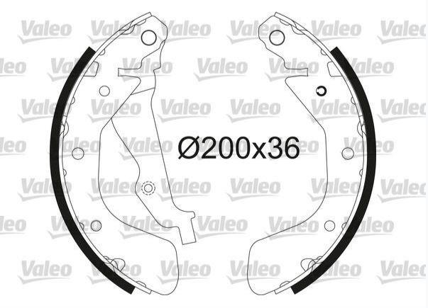 PABUÇLU FREN BALATASI OPEL KARL 1.0 01/15 - VAUXHA