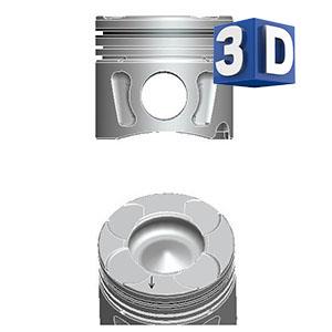 PISTON SEGMAN TKM 69.60 MM  0.20MM KISA STD ASTRA-H ASTRA-J CORSA-D CORSA-E Z13DTH A13DTJ (90 HP) LINEA PUNTO 1.3 MULTIJET (EURO 5) (ADT)