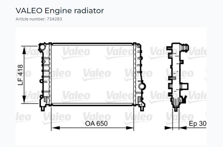 RADYATÖR ALFA ROMEO