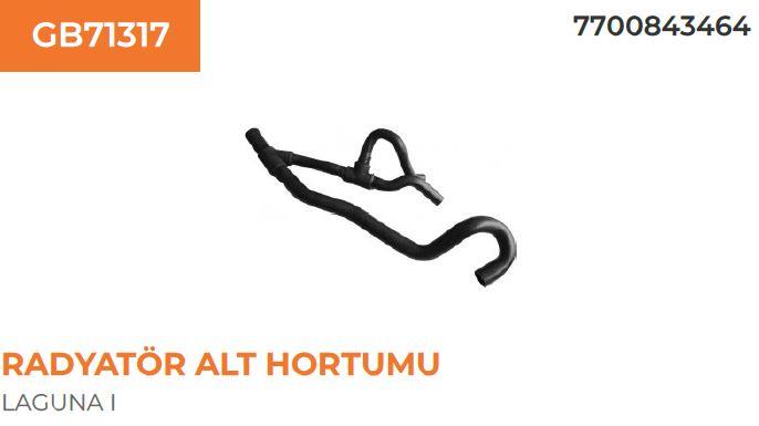 RADYATÖR ALT HORTUMU RENAULT LAGUNA I 2,0 8V 98..>