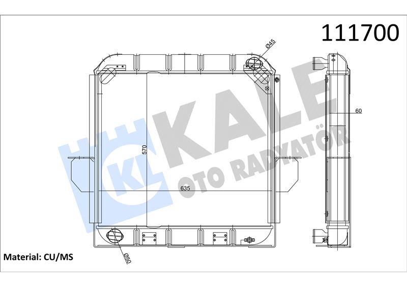 RADYATOR BMC F162/22(5067) FATIH/F 170 3 SIRA PA G B