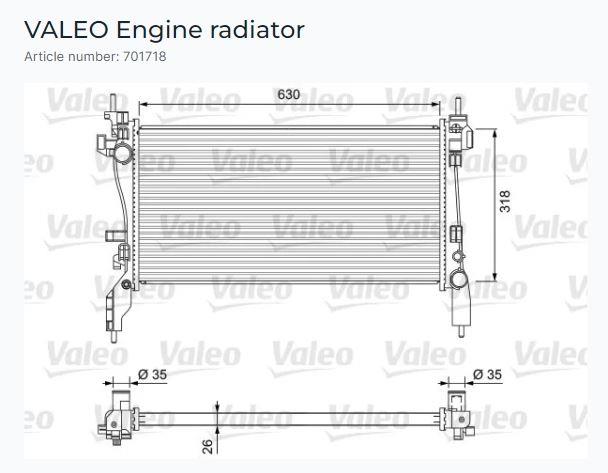 RADYATÖR FIAT FIORINO 2007