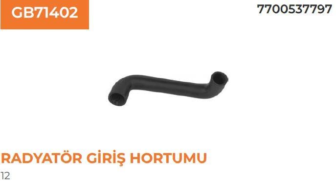 RADYATÖR GİRİŞ HORTUMU(R.12)