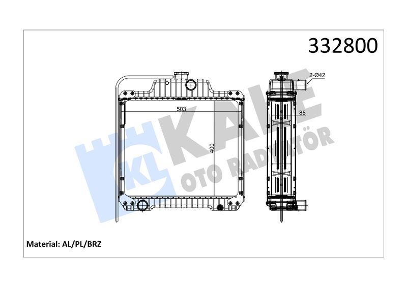RADYATOR HATTAT AL/BRZ