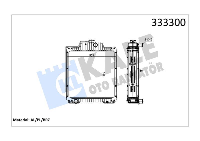 RADYATOR HATTAT AL/BRZ