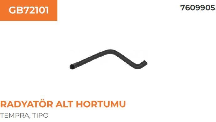 RADYATÖR HORTUMU ALT TEMPRA