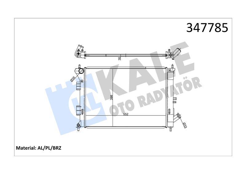 RADYATÖR İ30 1.4İ 1.6İ 1.6GDI 12> ELANTRA 10> CEED PRO CEED CERATO SOUL MT 