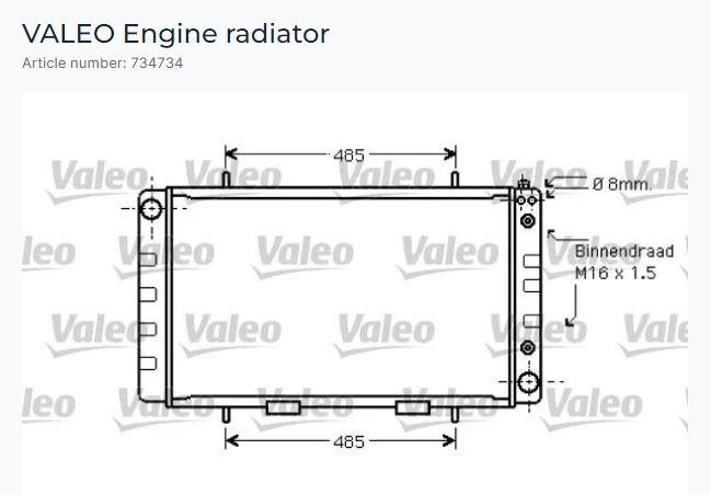 RADYATÖR LAND ROVER 110 3.5 V8