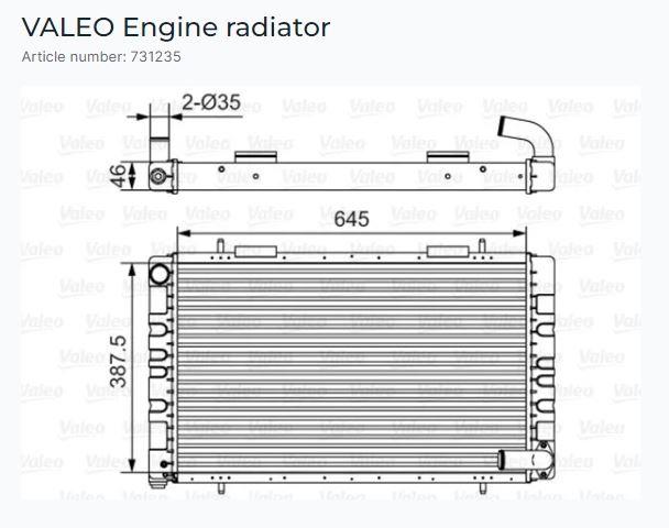 RADYATÖR LAND ROVER LAND 90 I-II-III 3.5 V8
