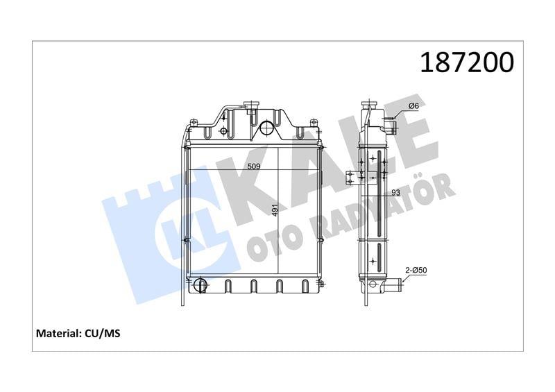 RADYATOR MF-396/397 (4×4) 5 SIRA PT