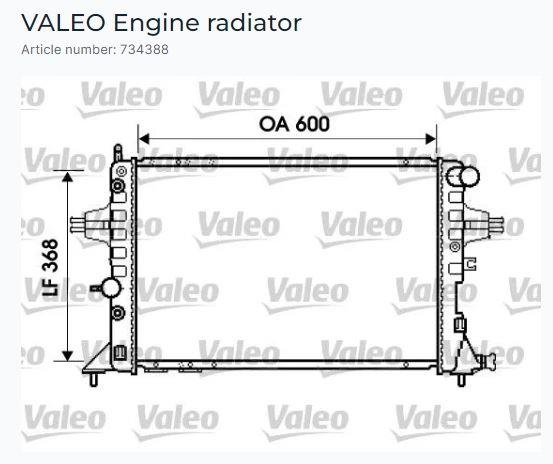 RADYATÖR OPEL ASTRA G 98>/ZAFİRA 03>