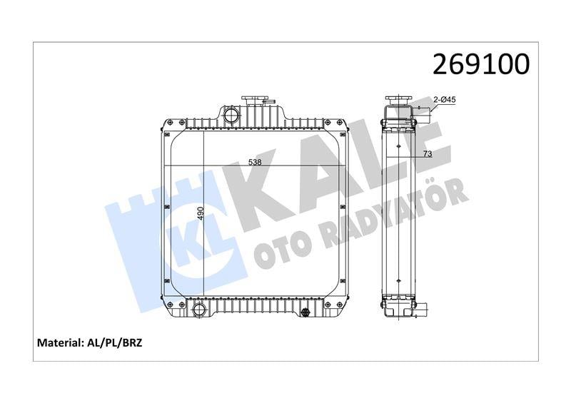 RADYATOR TÜMOSAN AL/BRZ