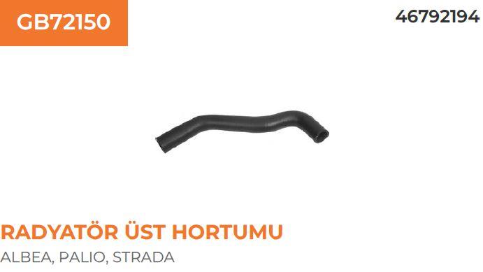 RADYATÖR ÜST HORTUMU FIAT PALIO 1,2-8V-16V-1,6-16V