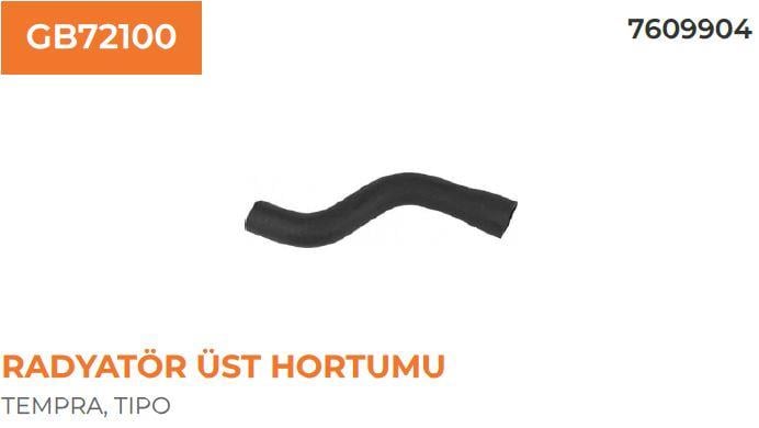 RADYATÖR ÜST HORTUMU FIAT TPX 7609904