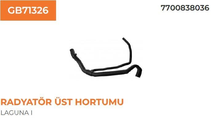 RADYATÖR ÜST HORTUMU RENAULT LAGUNA I 2,0 140 7700