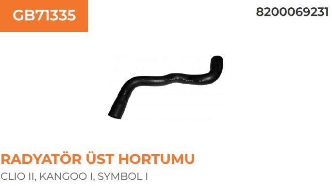RADYATÖR ÜST HORTUMU RENAULT SYMBOL II 1,5 DCI 09.