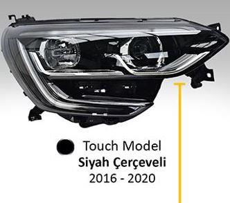RENAULT MEGANE IV 2017- FAR TOUCH MODEL SİYAH ÇERÇEVELİ MANUEL SAĞ VALEO 046921