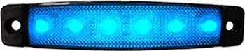 SIDE MARKER 24V 6 LEDLİ MAVİ