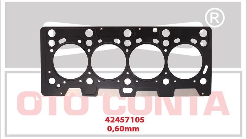 SİLİNDİR KAPAK CONTASI 0.60MM STD ÇELIK CLIO KANGOO MEGANE II LOGAN 1.5D K9K 75 PS